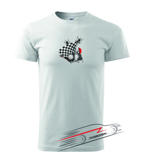 Pánské triko s motivem 016 Moto racing