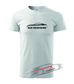 Pánské triko s motivem 021 Mustang