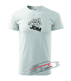 Pánské triko s motivem 052 Eat sleep JDM