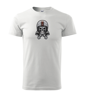 MSP Pánské triko s moto motivem 55 lebka
