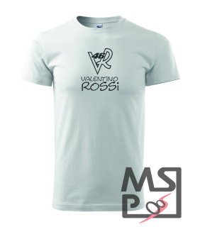 MSP Pánské triko s moto motivem 83 Rossi bílé 2XL