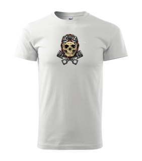 MSP Pánské triko s moto motivem 138 Lebka
