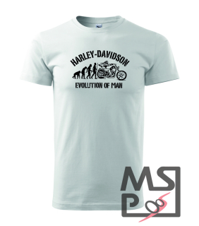 MSP Pánské triko s moto motivem 187 Harley evolution