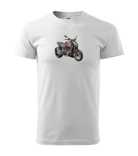 MSP Pánské triko s moto motivem 217 Ducati Diavel