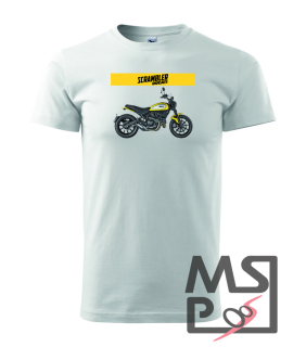 MSP Pánské triko s moto motivem 219 Ducati Scrambler