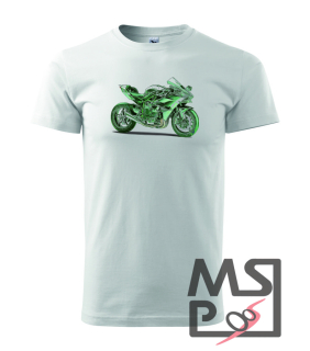 MSP Pánské triko moto motiv 248 Kawasaki