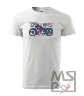 MSP Pánské triko s moto motivem 260 Triumph