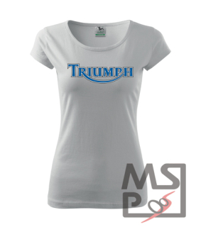 Dámské Triko s moto motivem 76 Triumph