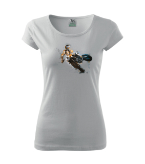Dámské Triko s moto motivem 116 Cross