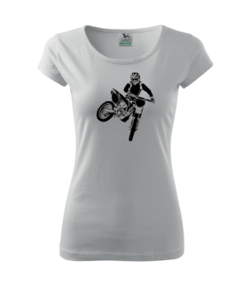Dámské Triko s moto motivem 134 Cross