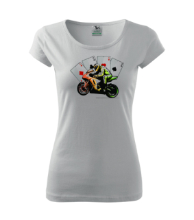 Dámské Triko s moto motivem 142 Racing