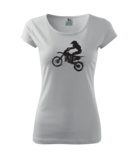 Dámské Triko s moto motivem 194 Motocross