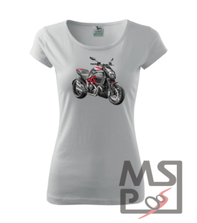 Dámské Triko s moto motivem 217 Diavel