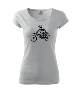 Dámské Triko s moto motivem 224 Cross