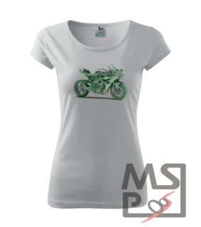 Dámské Triko s moto motivem 248 Kawasaki