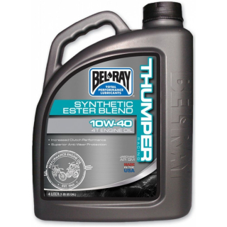 BEL-RAY Motorový olej THUMPER RACING SYNTHETIC ESTER BLEND 4T 10W40 4L