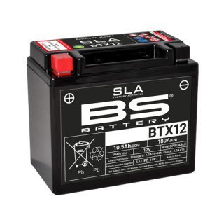 BS-BATTERY V továrně aktivovaný akumulátor BTX12 (FA) (YTX12 (FA)) SLA
