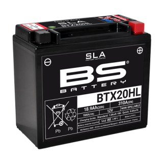 BS-BATTERY V továrně aktivovaný akumulátor BTX20HL (FA) (YTX20HL (FA)) SLA