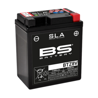 BS-BATTERY V továrně aktivovaný akumulátor BTZ8V (FA) (YTZ8V (FA)) SLA