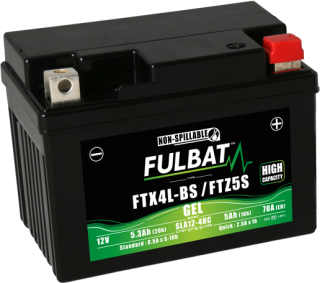 FULBAT Gelový akumulátor FTX4L-BS/FTZ5S SLA (YTX4L-BS/YTZ5S SLA)