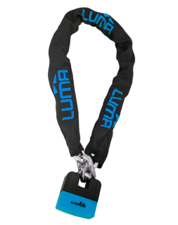 LUMA Řetězový zámek KDM28 120cm modrý