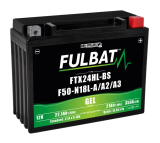 FULBAT Gelový akumulátor FTX24HL-BS / F50-N18L-A/A2/A3 GEL