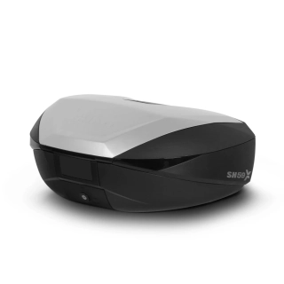 SHAD Vrchní kufr na motorku SH59X černý s hliníkovým krytem (rozšiřitelný) se zámkem PREMIUM SMART