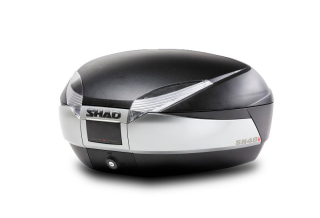 SHAD Vrchní kufr na motorku SH48 Nový titan se zámkem PREMIUM SMART