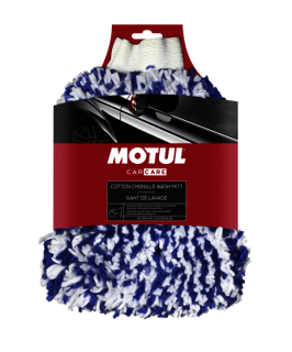 MOTUL Car Care CHENILLE MICROFIBRE WASH MITT Bavlněná žentilková mycí rukavice