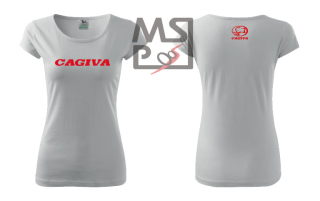 Dámské triko s motivem Cagiva 02