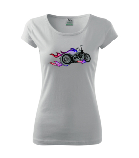 Dámské Triko s moto motivem 154 Cafe racer