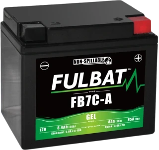 FULBAT FB7C-A 12V 7Ah 85A 129x89x114mm P+ GEL bezúdržbová motobaterie