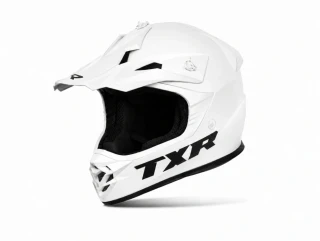 TXR Dětská motokrosová přilba Stormy bílá XL