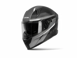 TXR Integrální helma na motorku Raptor černo-šedo-bílá S